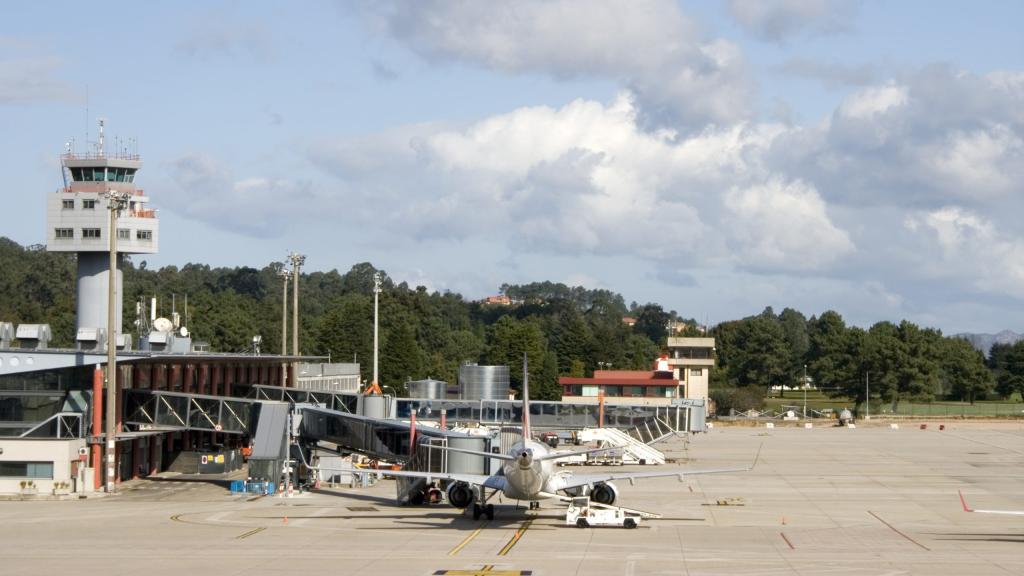 Aeropuerto de Peinador, en Vigo.