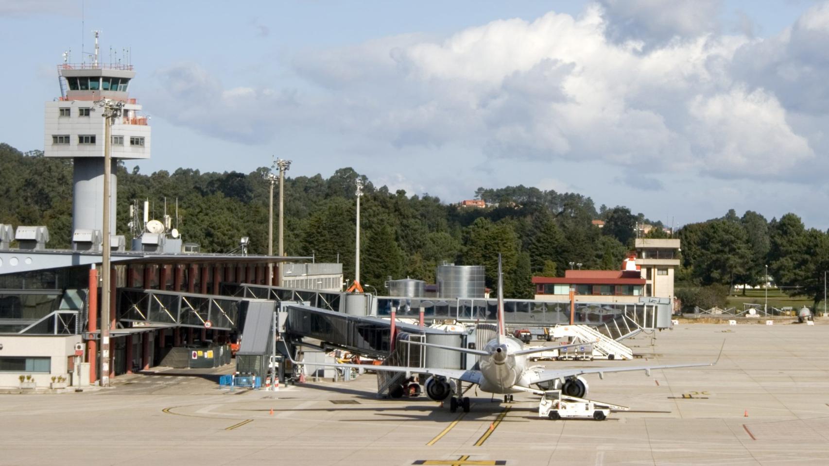 Aeropuerto de Peinador, en Vigo.