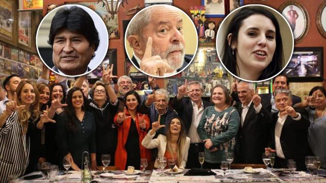 Irene Montero entra en secreto en el Grupo de Puebla, con Evo Morales y Lula, para adaptar la revolución
