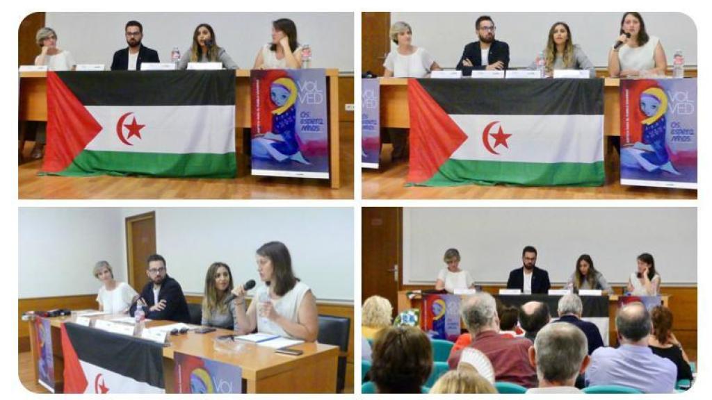 Dina defiende la autodeterminación del pueblo saharaui en un acto del Frente Polisario en Toledo.