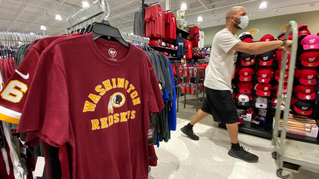 Artículos a la venta de los Washington Redskins