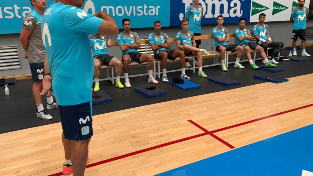 Entrenamiento de Movistar Inter