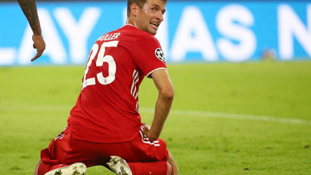 Thomas Muller, durante el partido ante el Chelsea