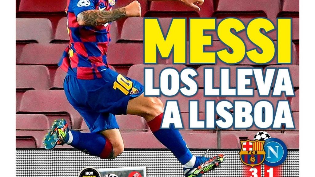 La portada del diario MARCA (09/08/2020)