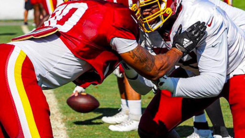 Los jugadores de los WFT en un entreno