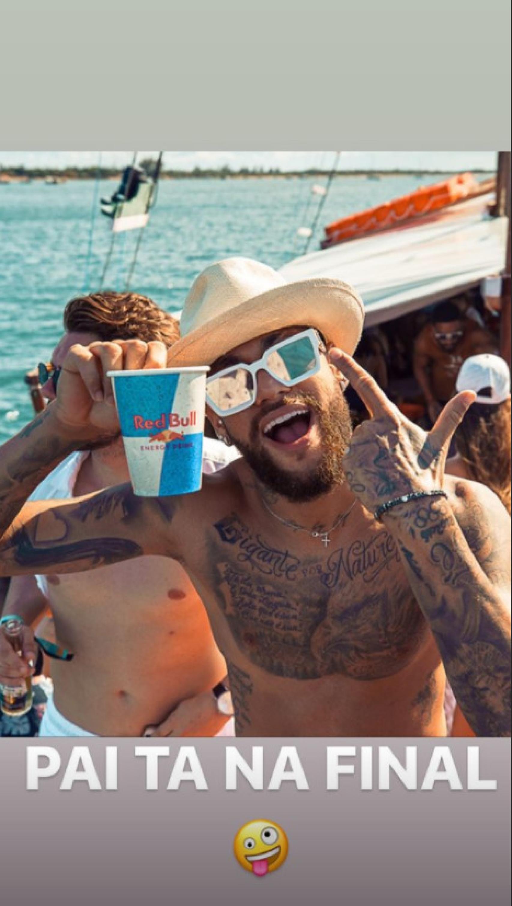 El troleo de Neymar a Red Bull