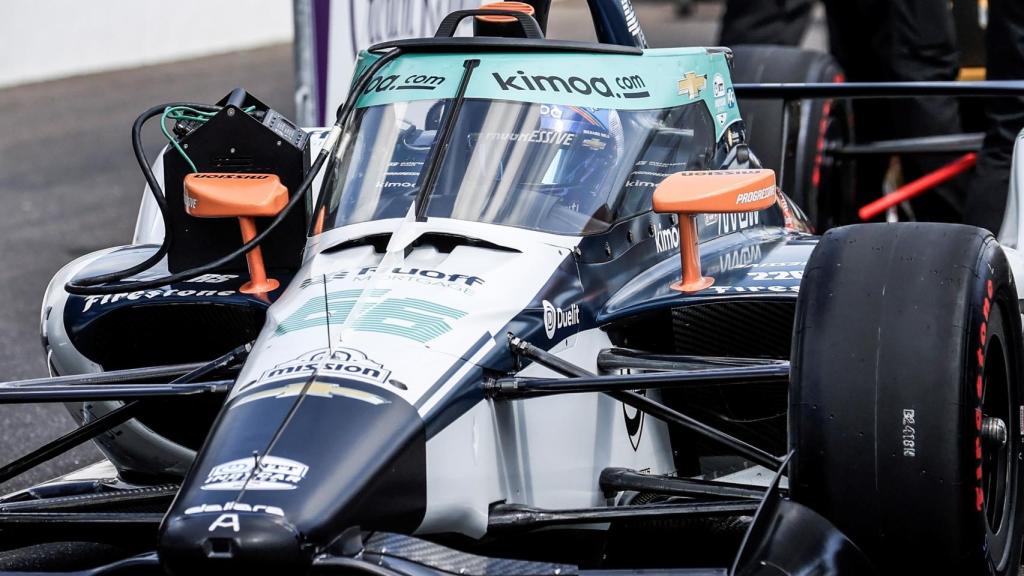 Fernando Alonso en las 500 millas de Indianápolis
