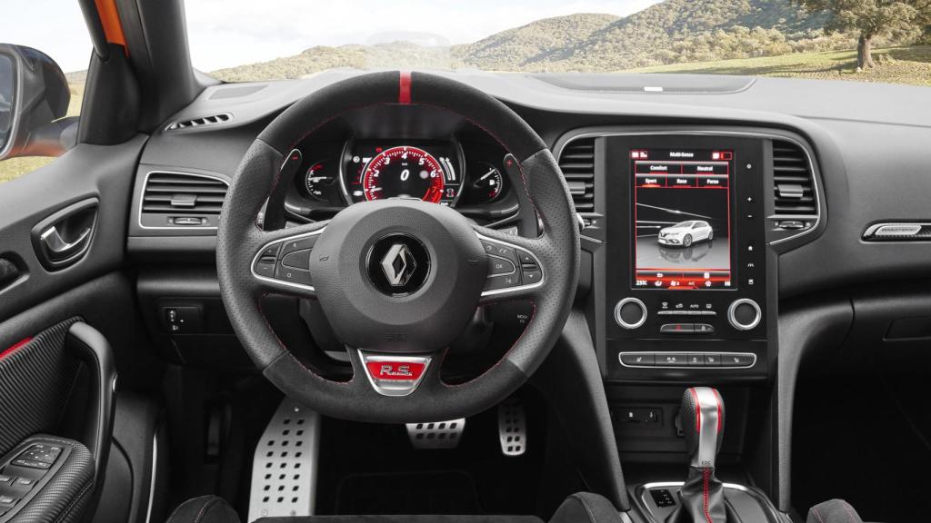 Interior del Renault Mégane R.S.