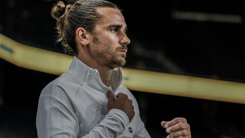 Griezmann durante un partido de la selección de Francia