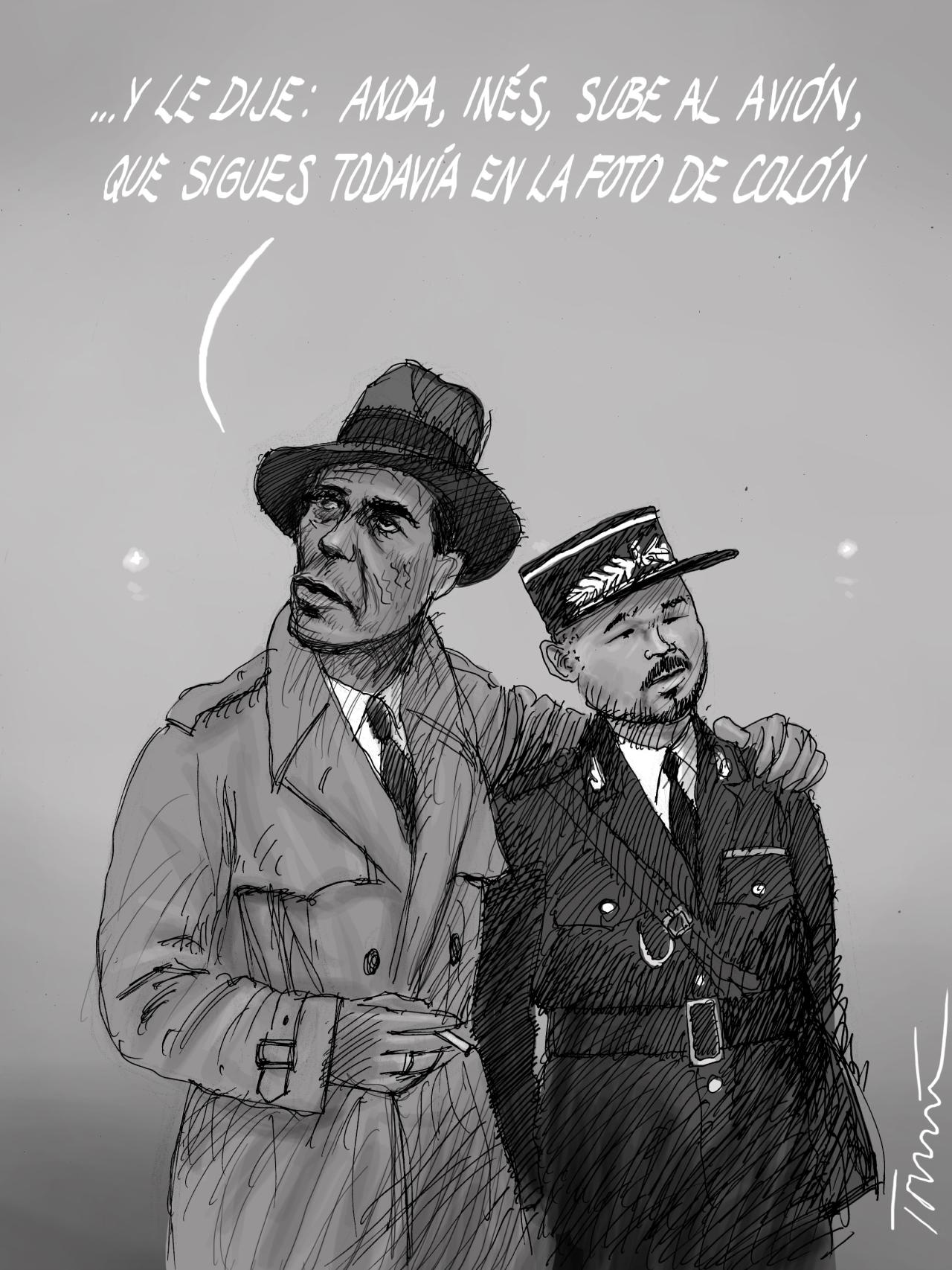 En la foto de Colón