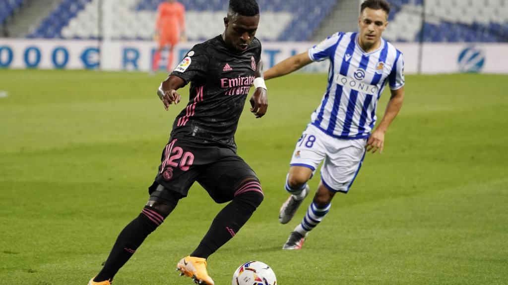 Vinicius, presionado por Andoni Gorosabel