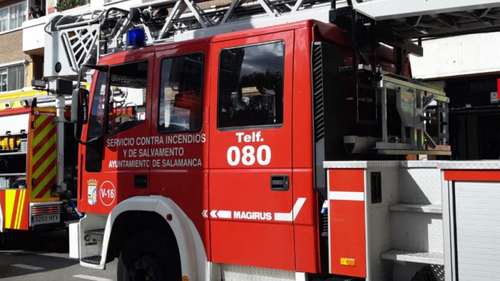 Una intervención de los Bomberos de Salamanca