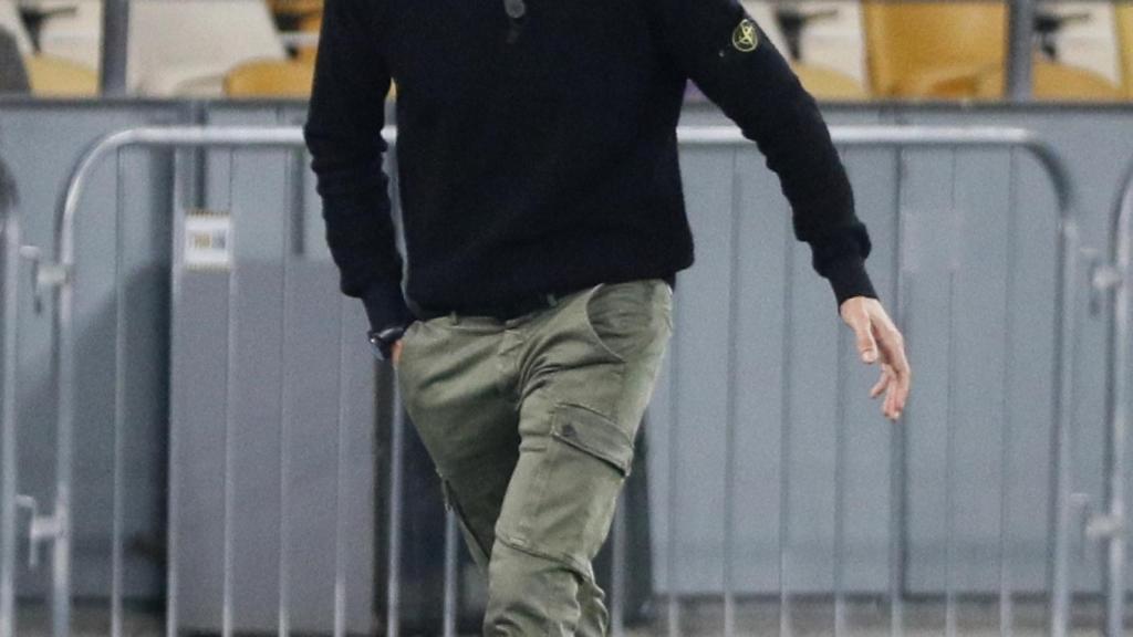 Luis Enrique, durante un partido de la selección española en la UEFA Nations League