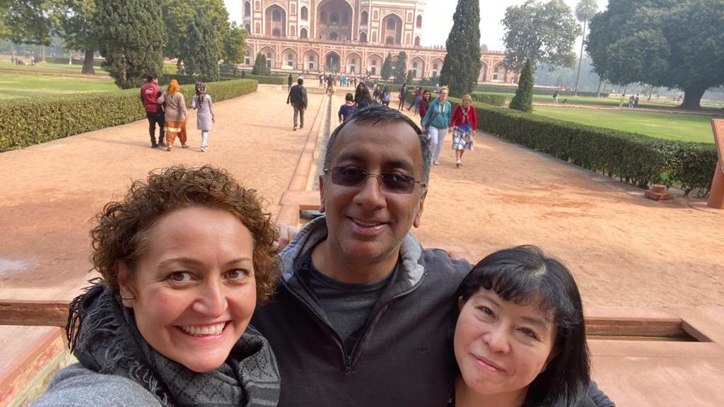 La directiva Ana Céspedes en la India.