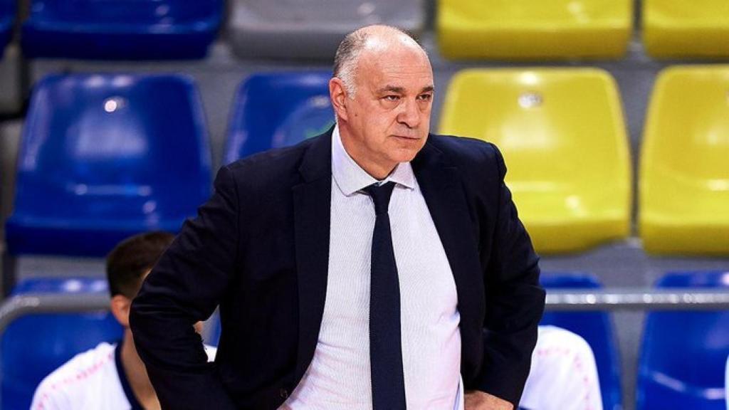 Pablo Laso durante El Clásico