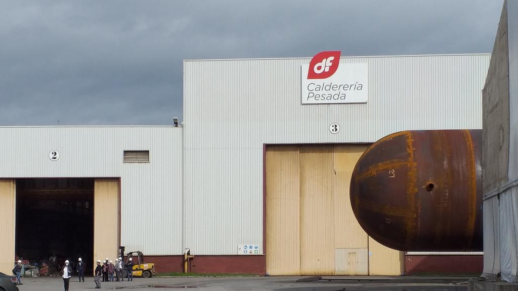 Intalaciones de Duro Felguera, en Gijón.