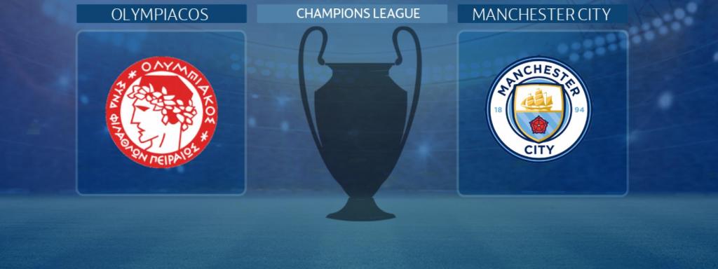 Olympiacos - Manchester City, partido de la Champions League