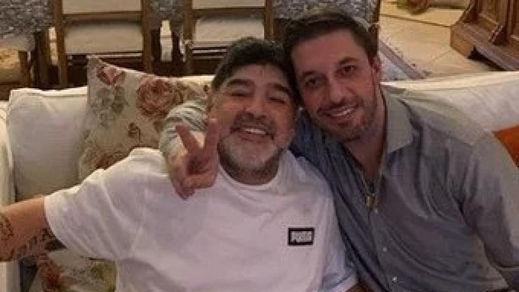 Diego Armando Maradona y Matías Morla, abogado y último representante del 'Pelusa'
