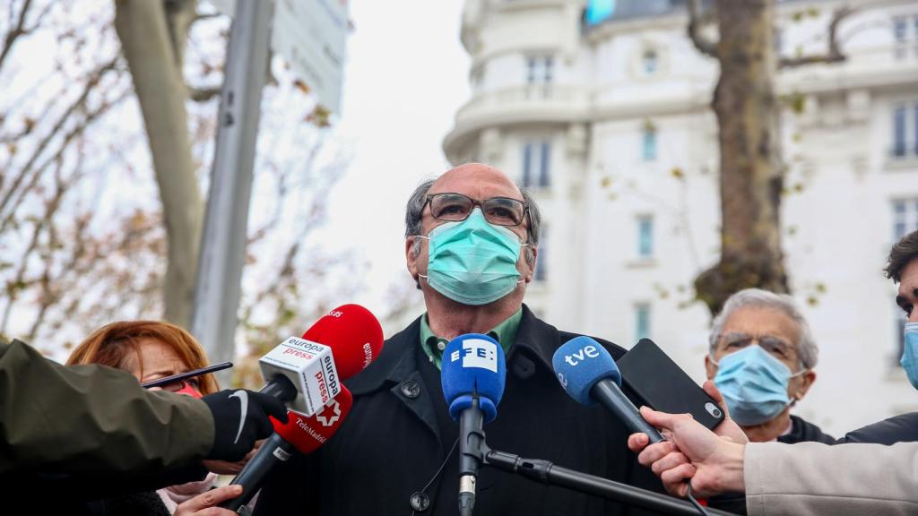 Ángel Gabilondo en la manifestación.