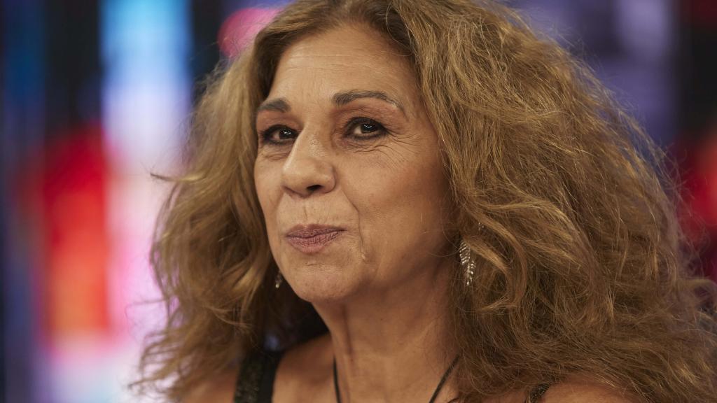 Lolita Flores en una entrevista en televisión.