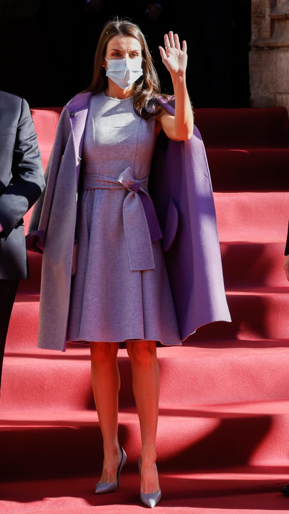 Letizia durante su acto en Valencia.