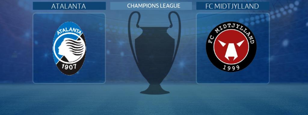 Atalanta - FC Midtjylland, partido de la Champions League