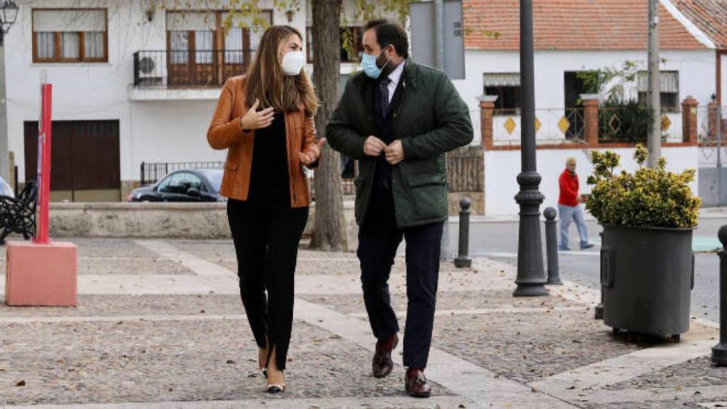 Paco Núñez en su visita a Esquivias