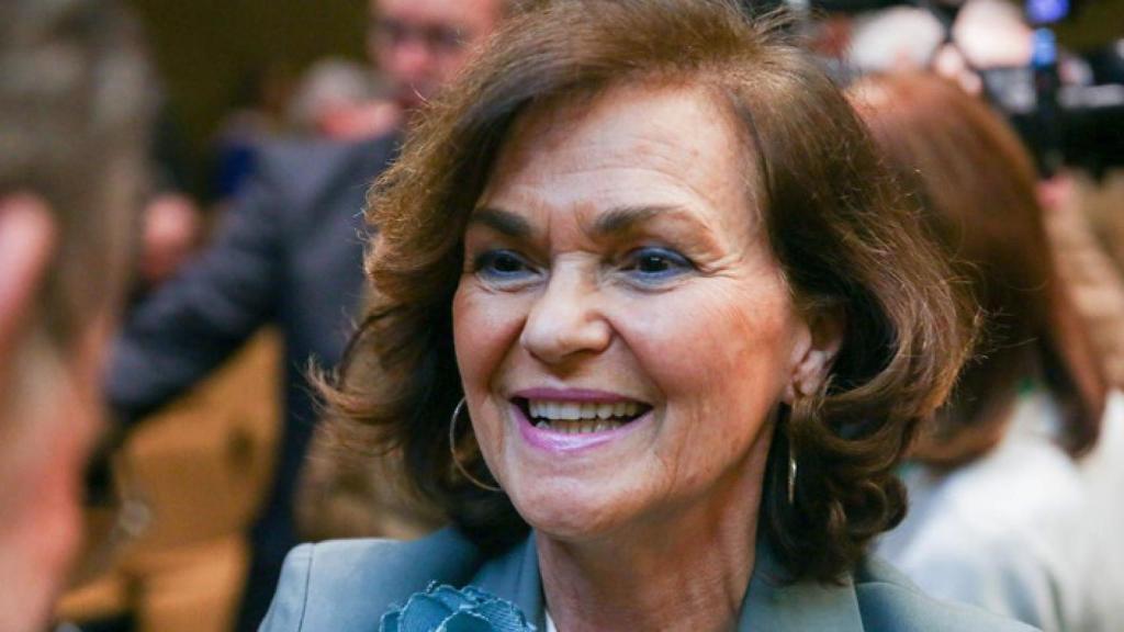 La vicepresidenta primera del Gobierno, Carmen Calvo, en una imagen de archivo.