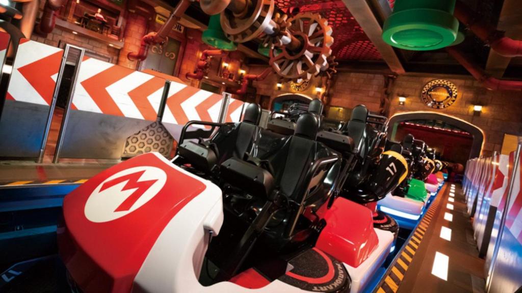 Karts usados en la atracción de Nintendo