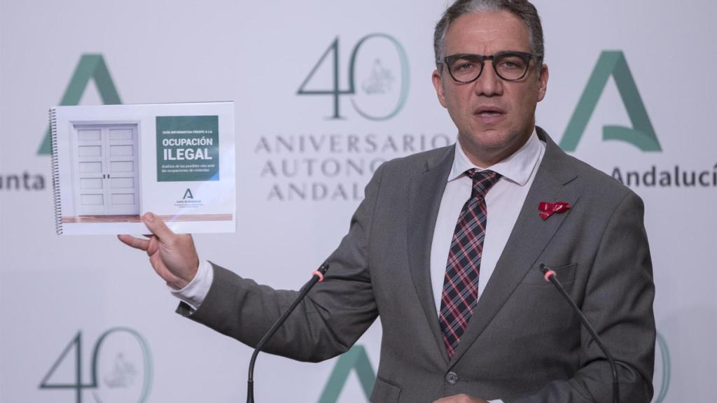 El consejero de la Presidencia, Elías Bendodo.