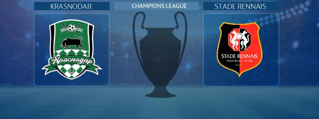 Krasnodar - Stade Rennais, partido de la Champions League