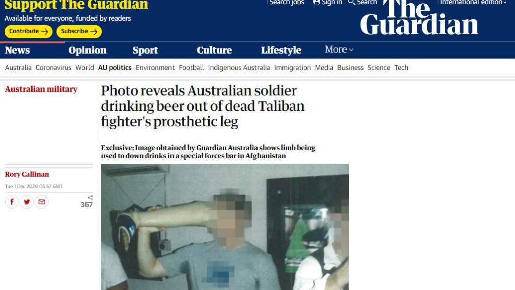 Las imágenes divulgadas en The Guardian.