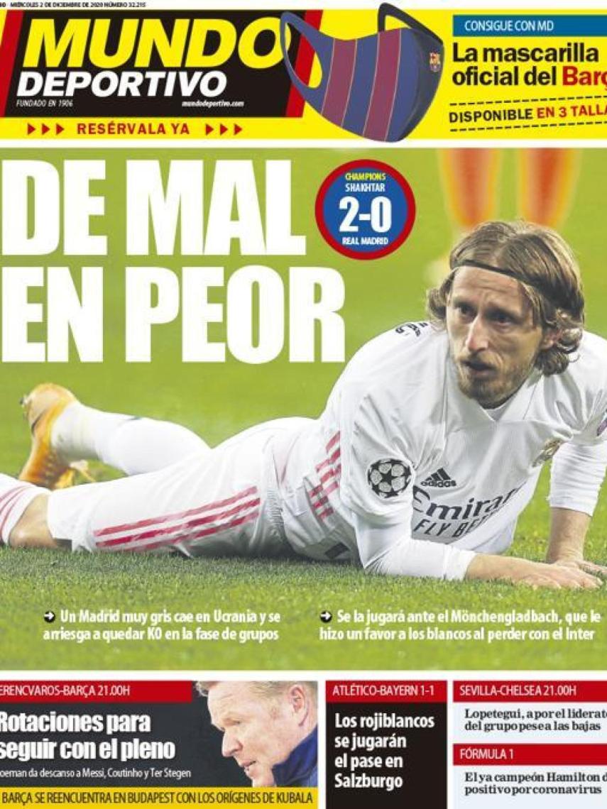 Portada Mundo Deportivo