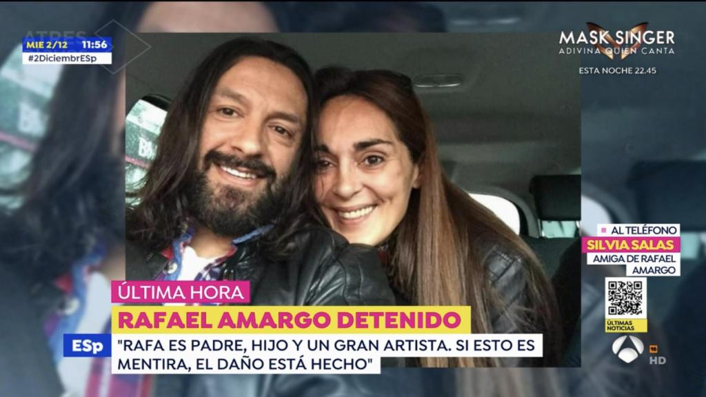 Silvia Salas, amiga íntima de Rafael Amargo, ha realizado unas declaraciones en 'Espejo Público'.