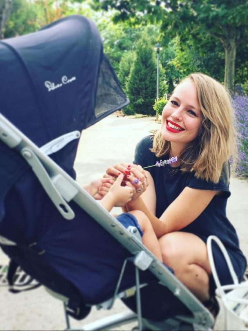 La actriz se convirtió en madre con 27 años, cuando su carrera despuntaba.