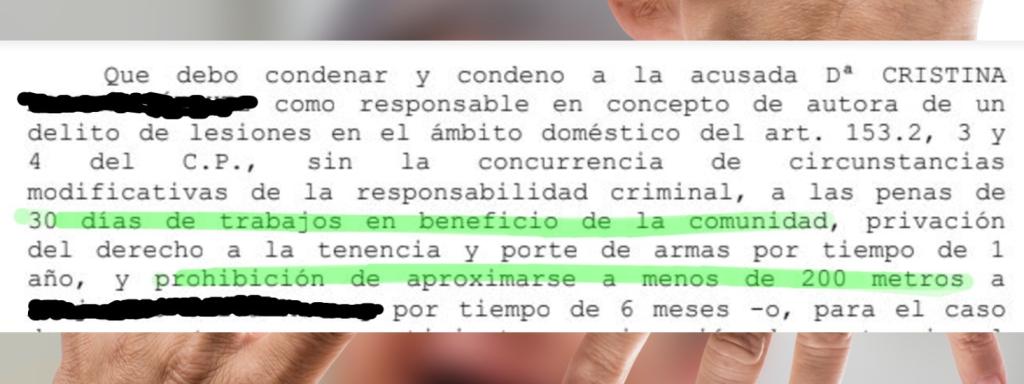 Extracto del fallo del tribunal.