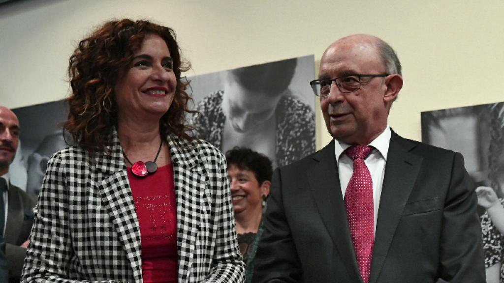 María Jesús Montero y Cristóbal Montoro.