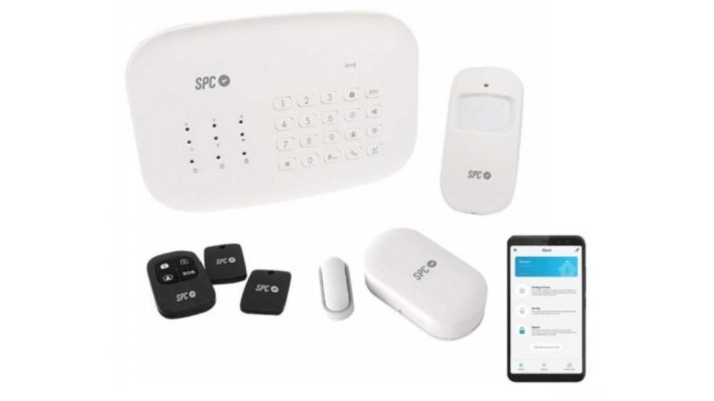 Así es el kit de alarma de SPC.
