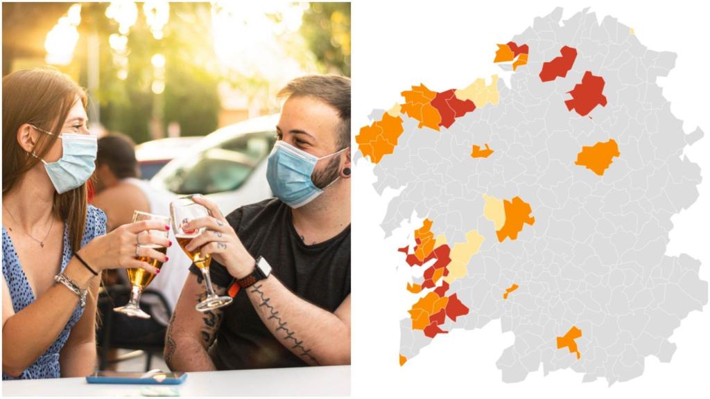 El mapa de la hostelería en Galicia: las normas por ayuntamiento a partir del viernes