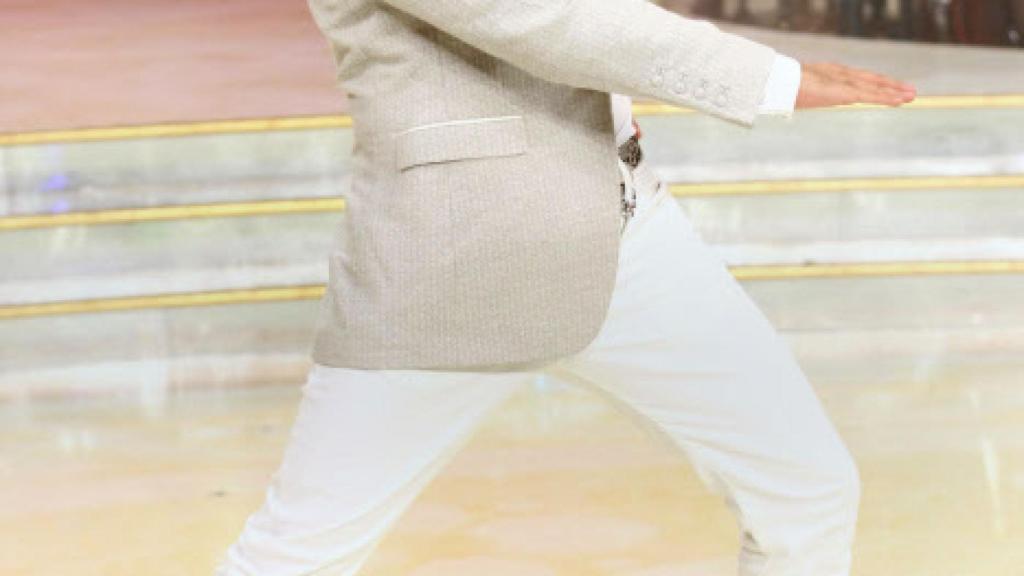 Rafael Amargo, en el 'reality' italiano 'Ballando con le stelle'.