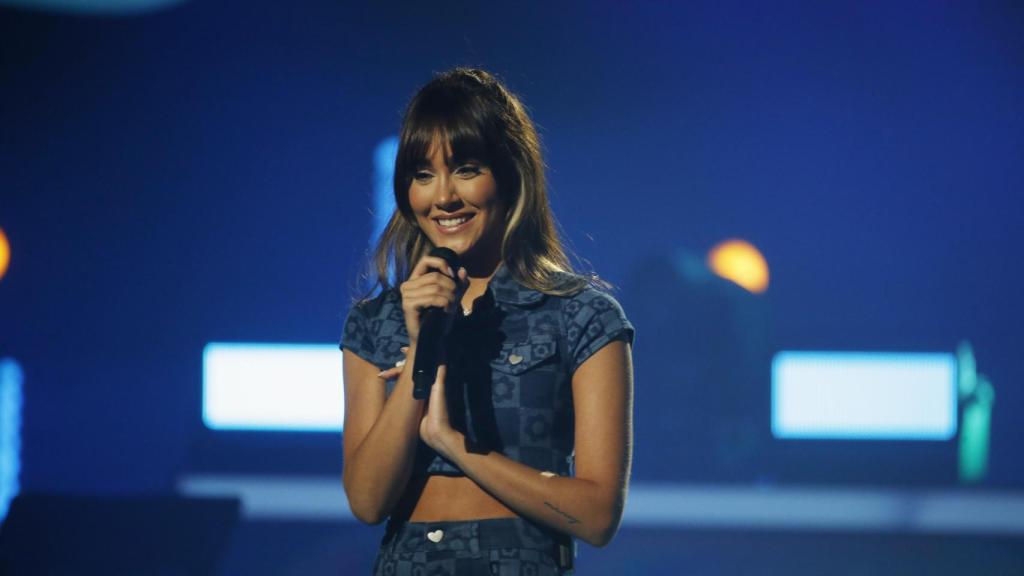 Aitana, durante un festival en Madrid.
