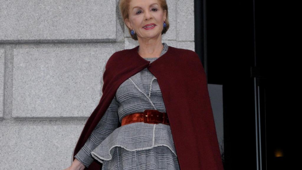Carolina Herrera, en la Fashion Week de Nueva York.