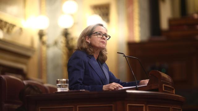 La vicepresidenta de Asuntos Económicos, Nadia Calviño.