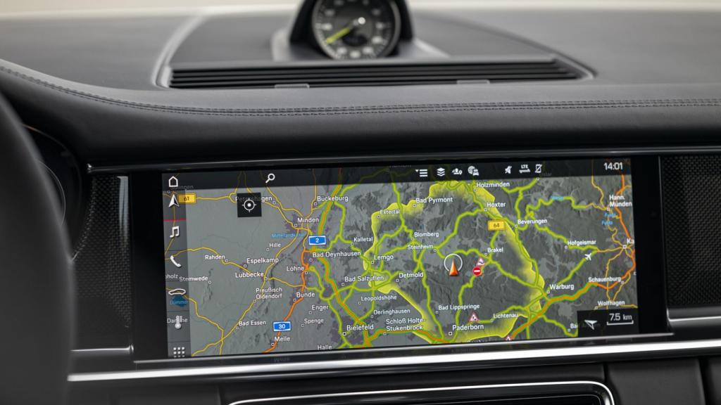 Pantalla del Porsche Panamera.