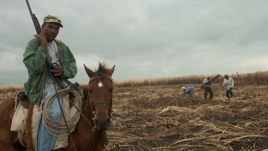 Uno de los guardias armados de las plantaciones de caña en República Dominicana.