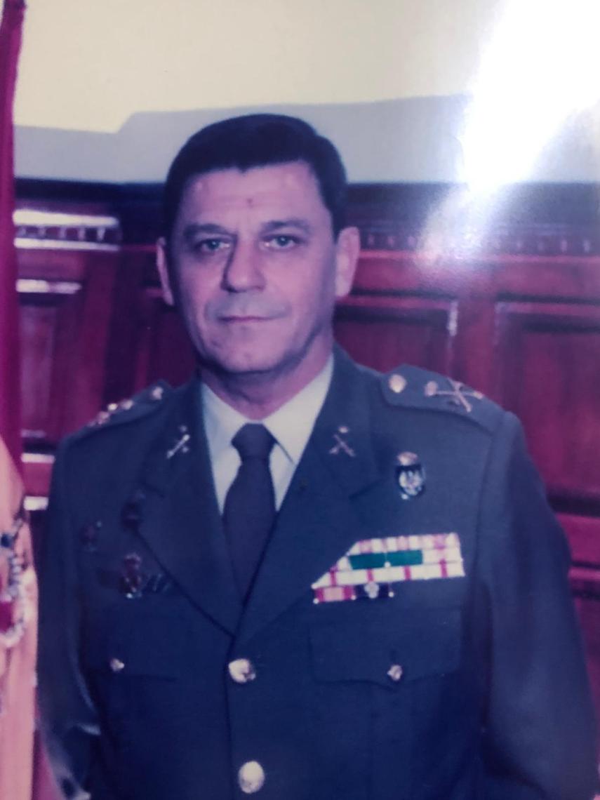 El teniente general Fernández Sánchez, en sus años como comandante general en Melilla.