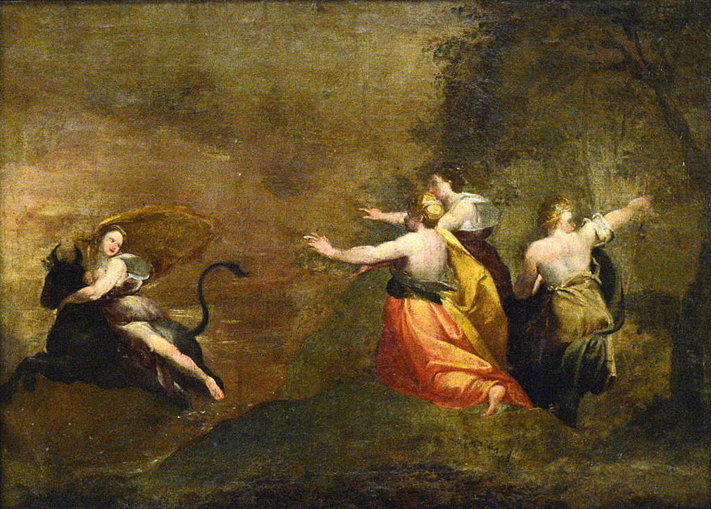 El rapto de Europa de Francisco de Goya.
