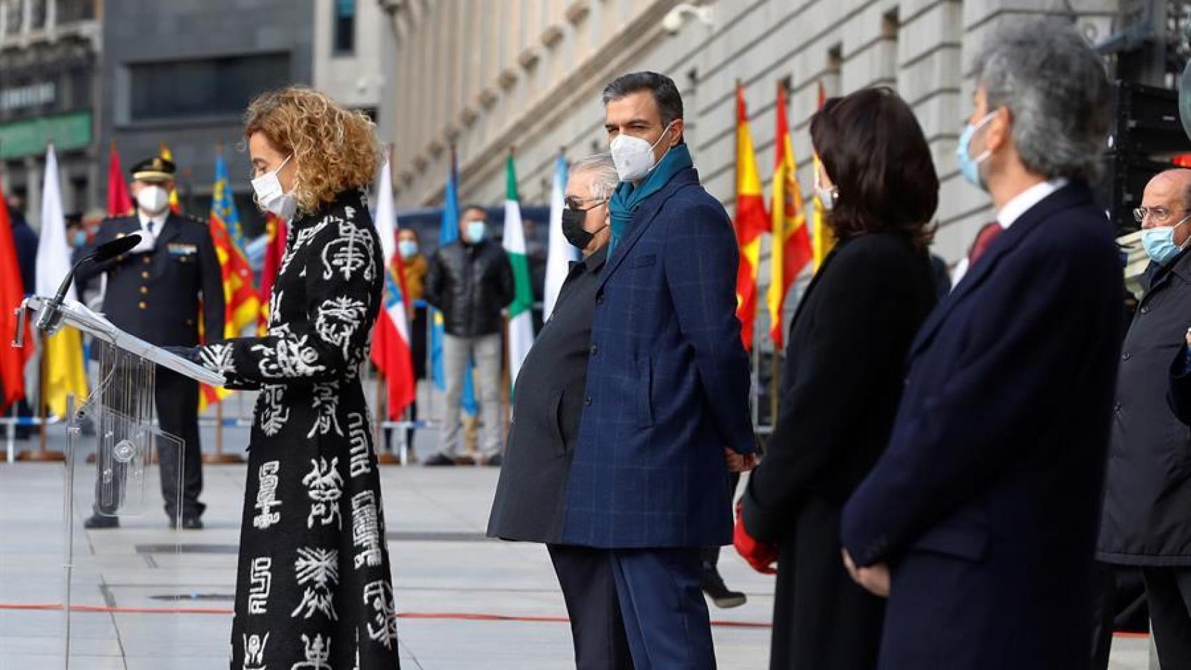 Meritxell Batet durante su discurso.