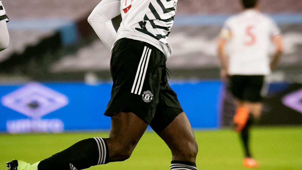 Pogba celebra un gol con el Manchester United