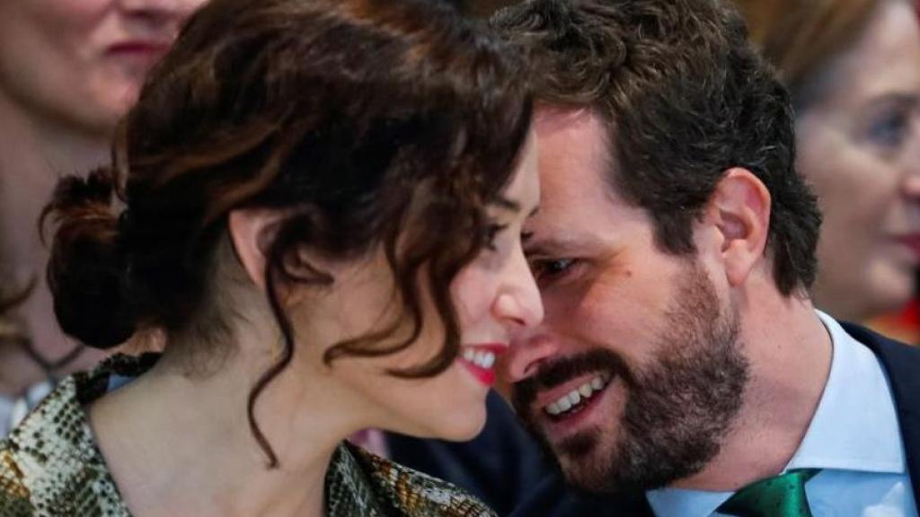 Isabel Díaz Ayuso y Pablo Casado.